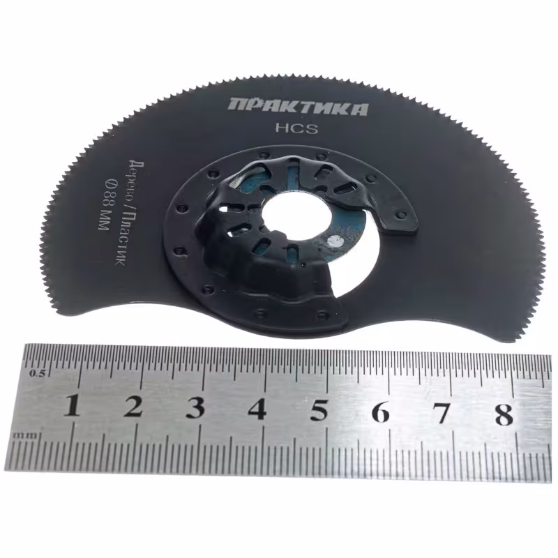 Насадка пильная полукруглая для реноватора (мультирезака) Практика 240-119 (мелкий зуб)