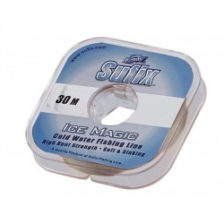 Леска монофильная Sufix Ice Magic Platinum 0.115 мм, 1.8 кг, 30 м