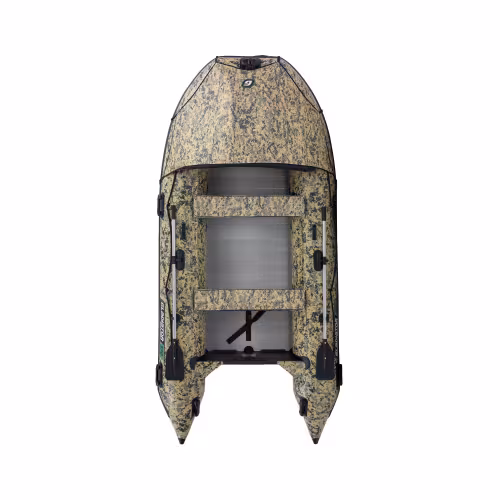 Надувная лодка ПВХ Gladiator C370AL, пайол алюминиевый, цифровой камуфляж