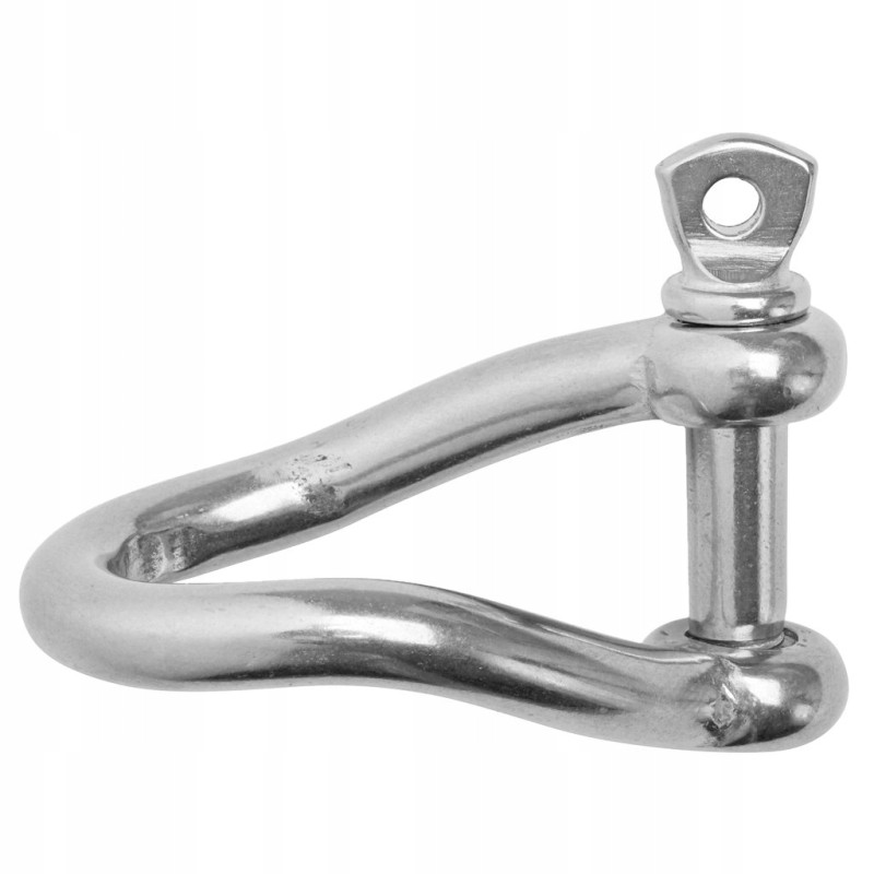 Скоба такелажная изогнутая 2409-0106, 6 мм