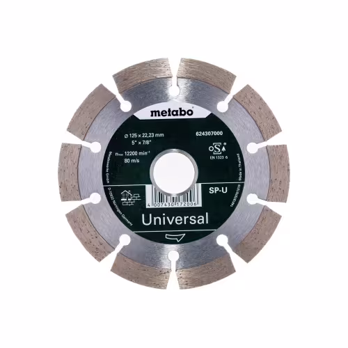 Диск алмазный сегментный Metabo 624307000, 125х22,2 мм