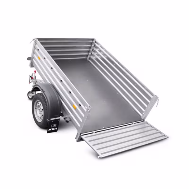 Прицеп бортовой одноосный МЗСА 817710.024, высокий борт