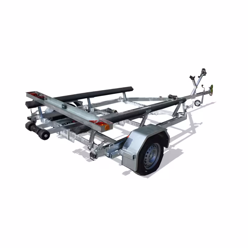 Прицеп лодочный одноосный Вектор ЛАВ 81014А, ролики