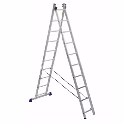 Лестница складная, 2 секции, 10 ступеней, 4.78 м
