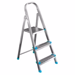 Стремянка односторонняя, 3 ступени, сталь, 0,6 м