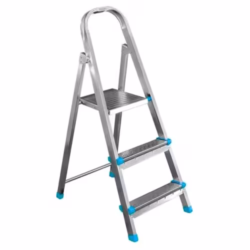 Стремянка односторонняя, 3 ступени, сталь, 0,6 м