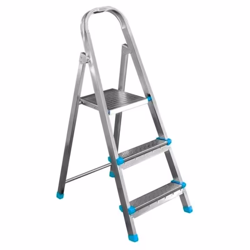 Стремянка односторонняя, 3 ступени, сталь, 0,6 м