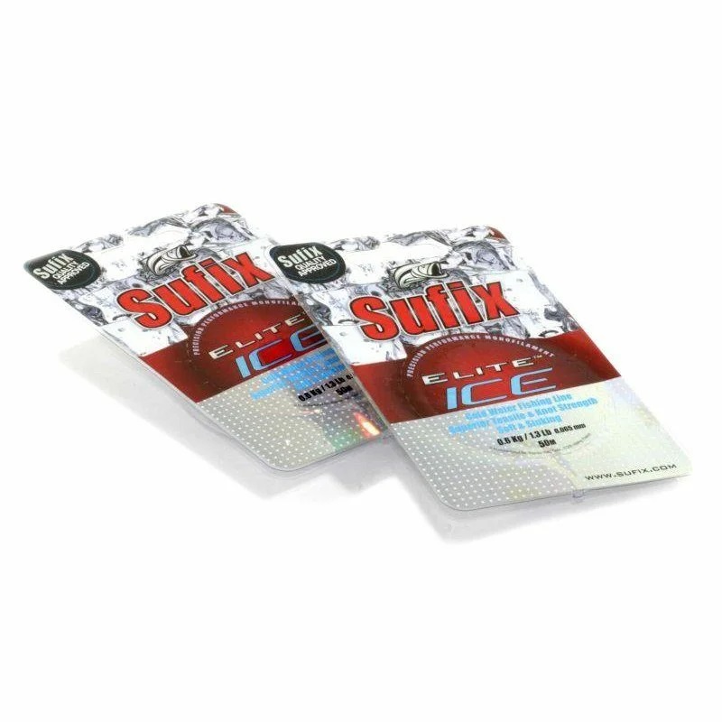 Леска монофильная Sufix Elite Ice 0.135 мм, 2 кг, 50 м