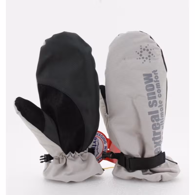 Рукавицы женские Extreal Северянка, мембрана Breathable, белый/черный, размер L