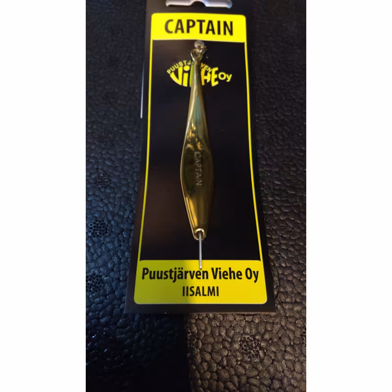 Блесна зимняя CAPTAIN 8 латунь/серебро