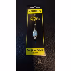 Блесна зимняя NAUTILUS 4 латунь/серебро