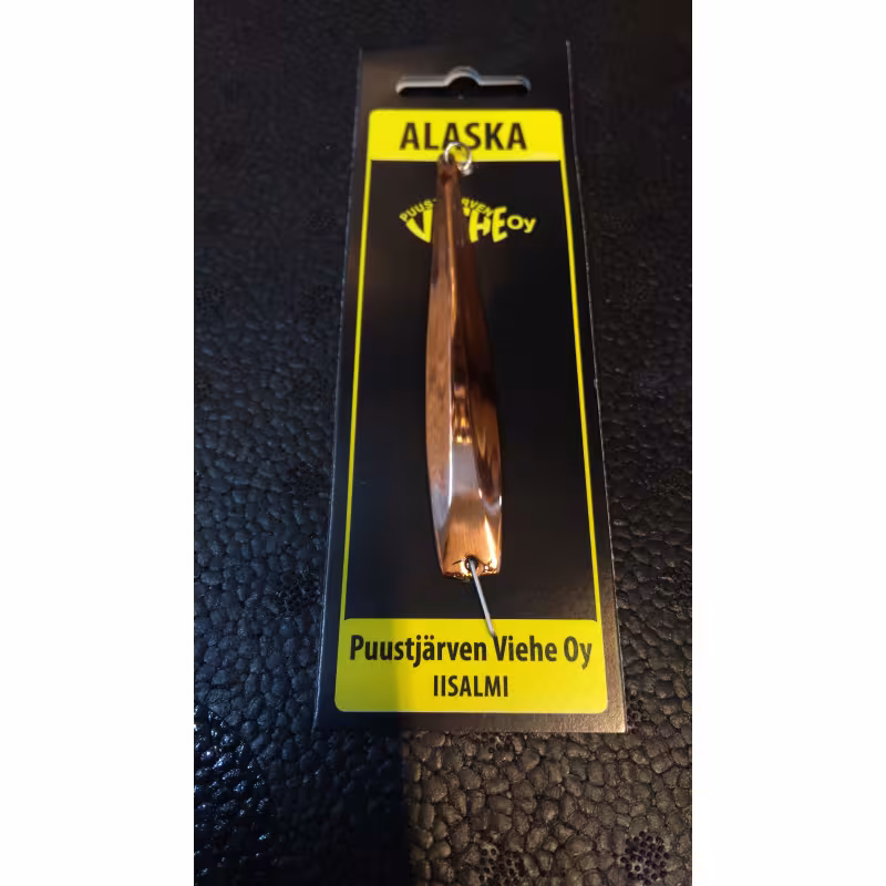 Блесна зимняя ALASKA 9 серебро/медь