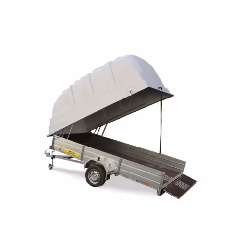 Прицеп бортовой одноосный Вектор ЛАВ 81012А с крышкой