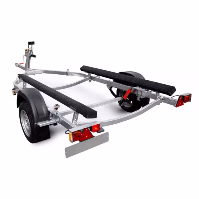 Прицеп лодочный одноосный МЗСА 81771D.101, ложементы