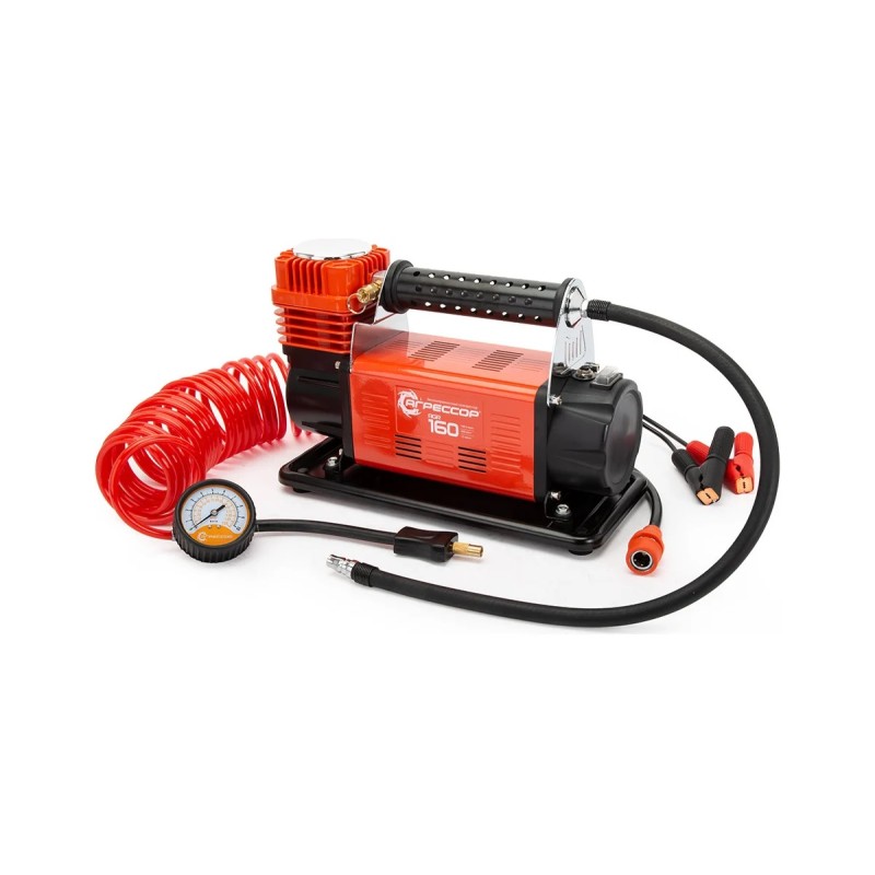 Компрессор автомобильный Агрессор AGR-160, 160 л\мин