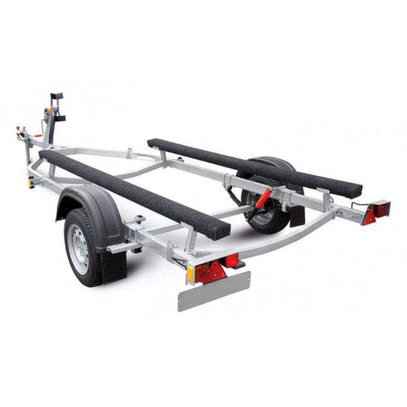 Прицеп лодочный одноосный МЗСА 81771Е.101, ложементы