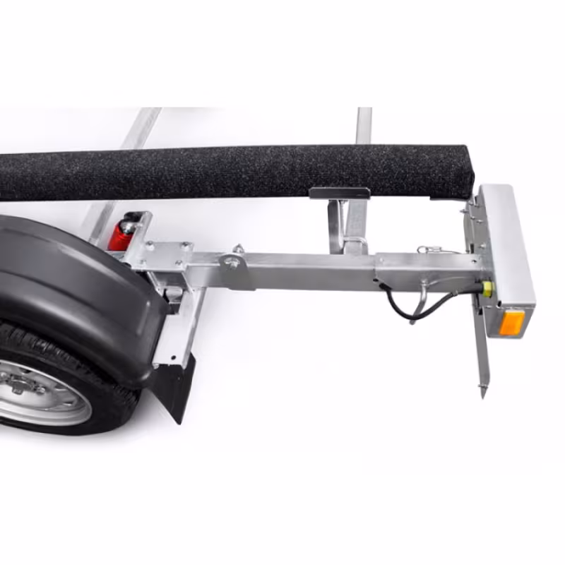 Прицеп лодочный одноосный МЗСА 81771Е.101, ложементы