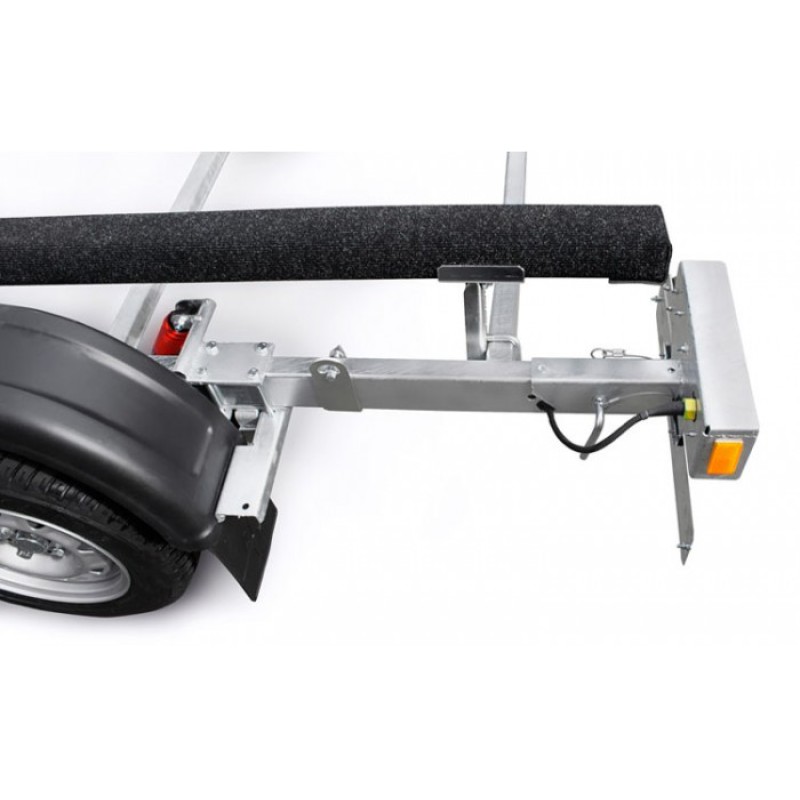 Прицеп лодочный одноосный МЗСА 81771Е.101, ложементы