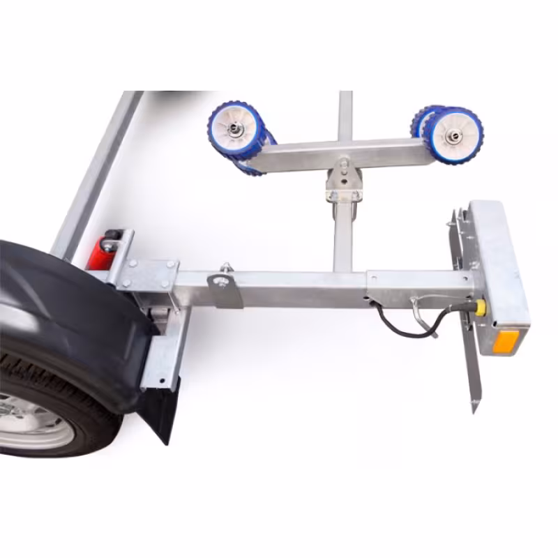 Прицеп лодочный одноосный МЗСА 81771D 103-05, ролики