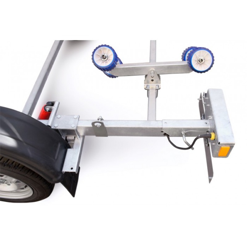 Прицеп лодочный одноосный МЗСА 81771D 103-05, ролики