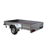 Прицеп бортовой одноосный Вектор ЛАВ 81011А, опорное колесо