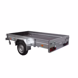 Прицеп бортовой одноосный Вектор ЛАВ 81011А, опорное колесо