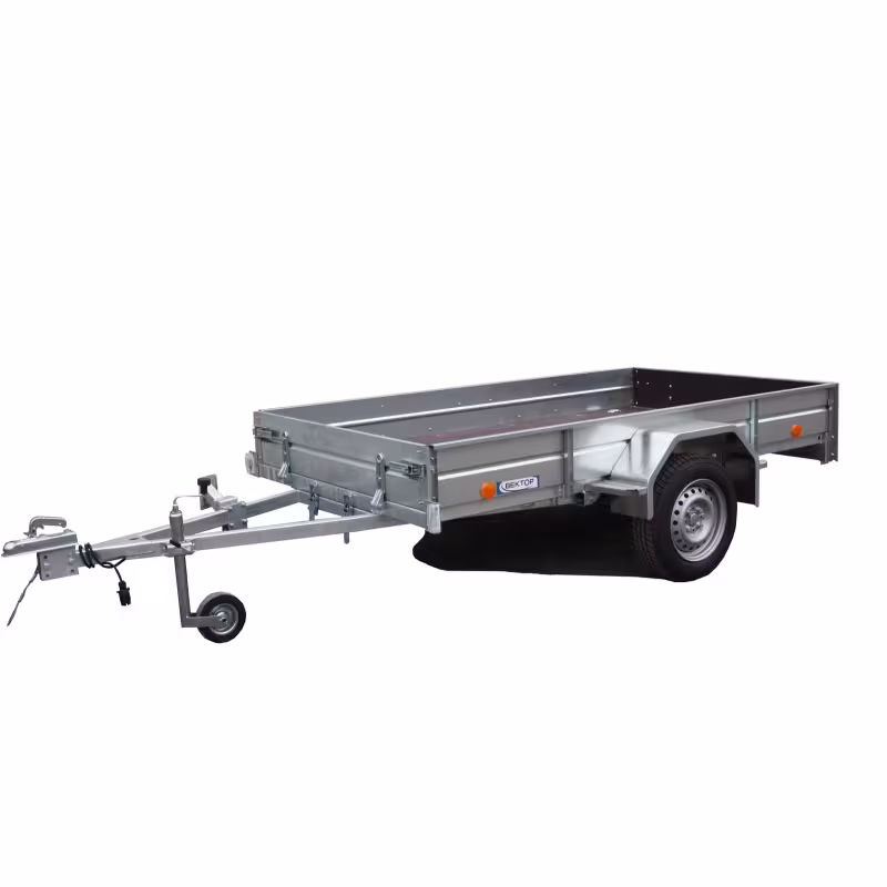 Прицеп бортовой одноосный Вектор ЛАВ 81011А, опорное колесо