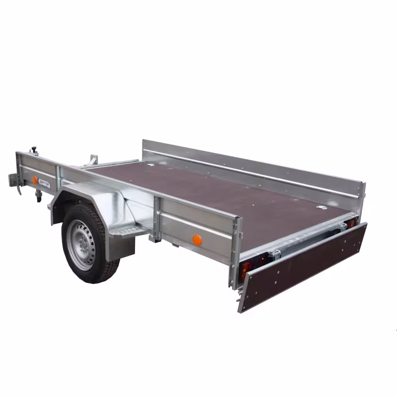 Прицеп бортовой одноосный Вектор ЛАВ 81011А, опорное колесо