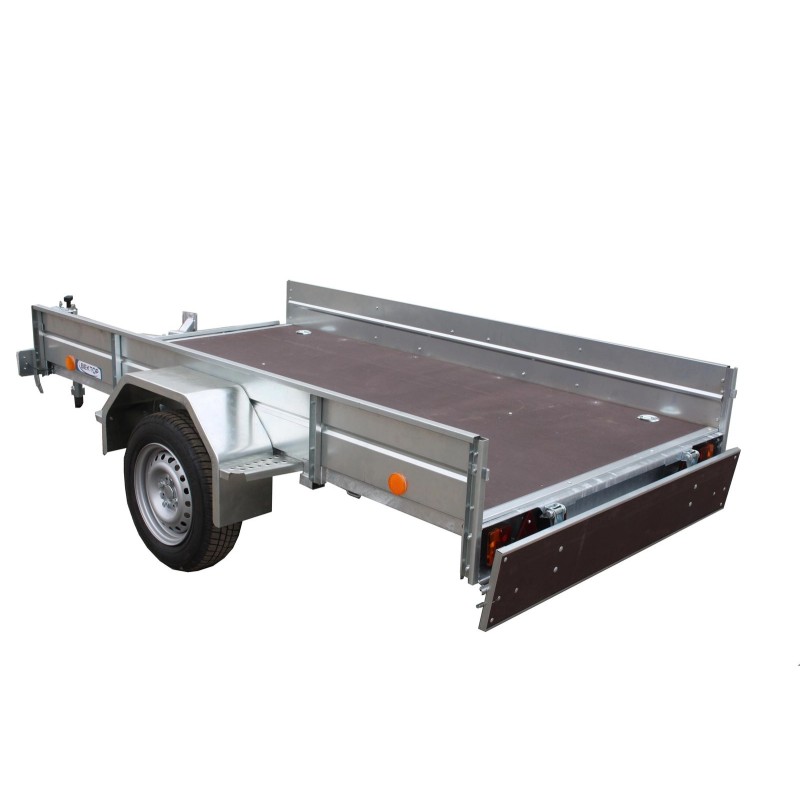 Прицеп бортовой одноосный Вектор ЛАВ 81011А, опорное колесо