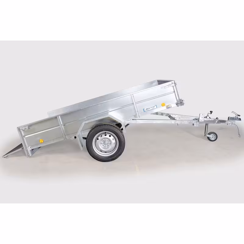 Прицеп бортовой одноосный Вектор ЛАВ 81011А, опорное колесо