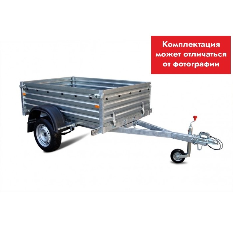 Прицеп бортовой одноосный МЗСА 817710.024, высокий борт