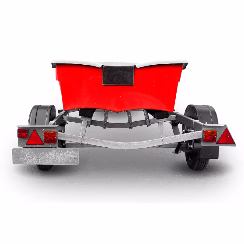 Прицеп лодочный одноосный Трейлер 82944С Дельфин 5.5, Оптима, ложементы