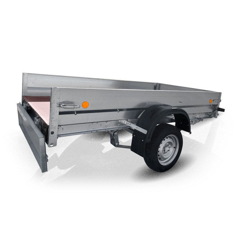 Прицеп бортовой одноосный Трейлер 829450 Прораб, 2.6х1.3 м, 13