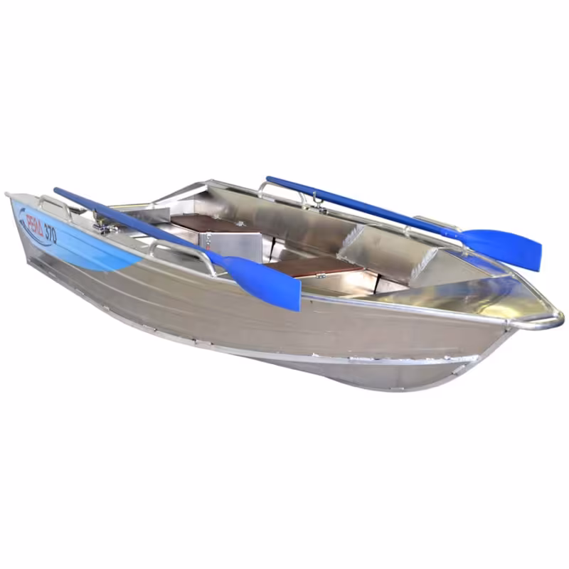 Лодка алюминиевая Рейд 370, серый