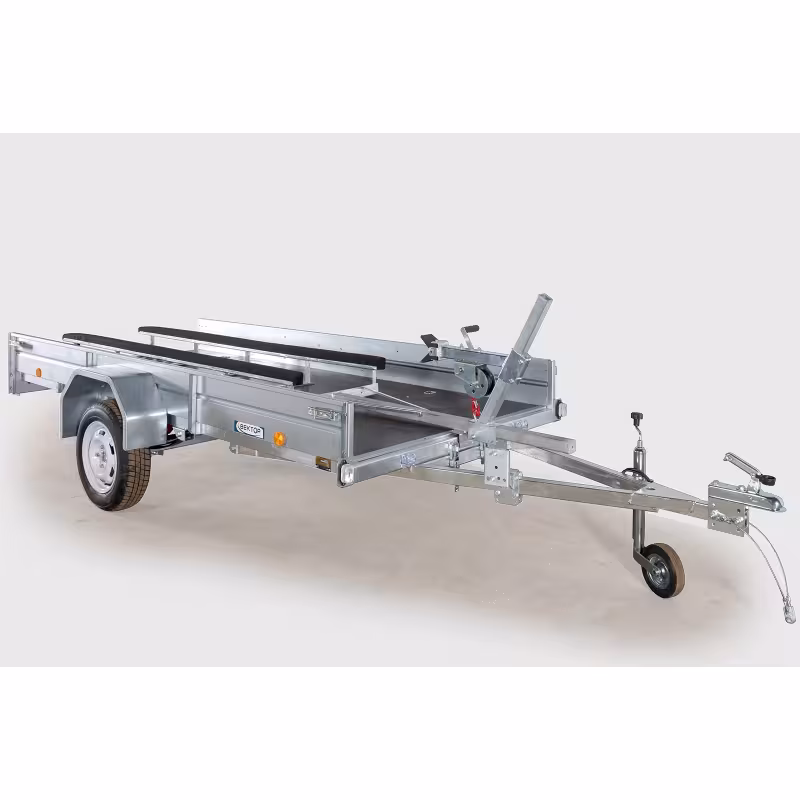 Прицеп бортовой одноосный Вектор ЛАВ 81012 с крышкой, высокий борт