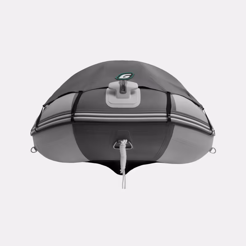 Надувная лодка ПВХ Gladiator C330AL, пайол алюминиевый, светло-серый/темно-серый