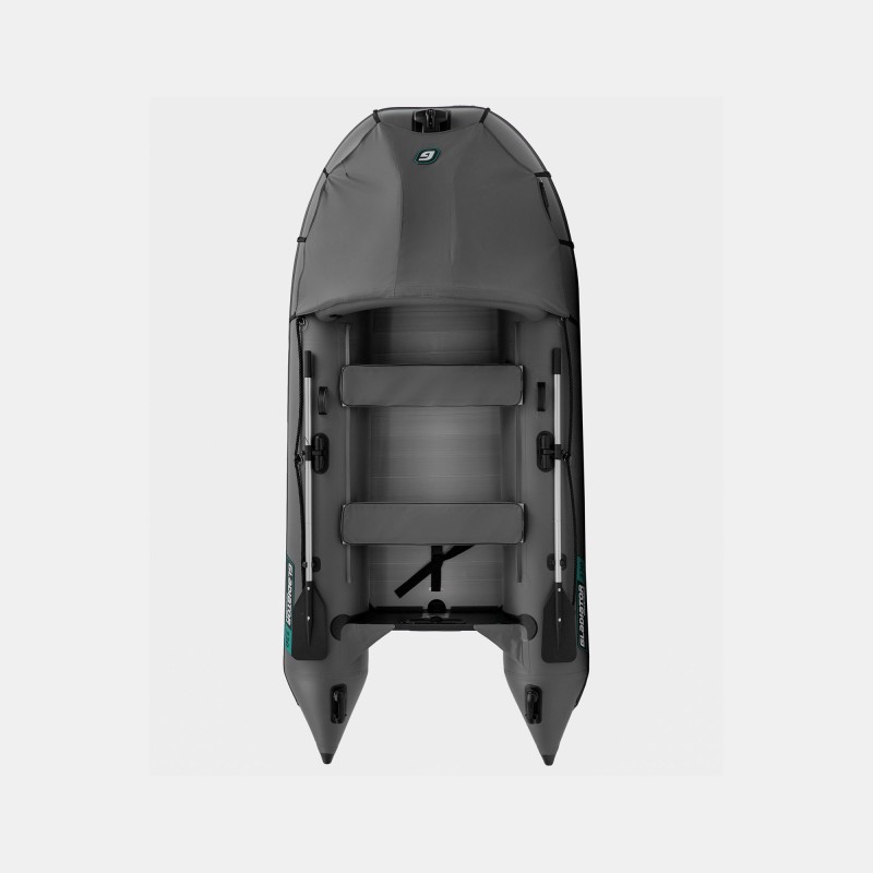 Лодка надувная ПВХ Gladiator  C330AL, пайол алюминиевый, темно-серый