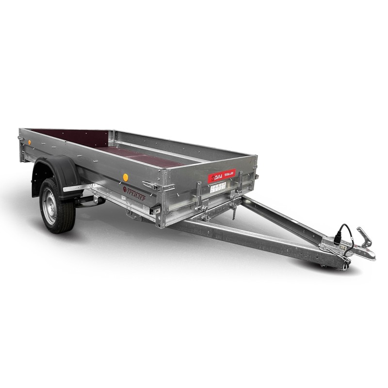 Прицеп бортовой одноосный Трейлер 829450, 3х1.5 м, 13