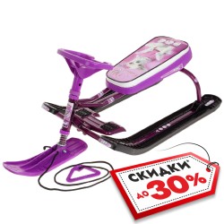 Снегокат Nika Kids Тимка Спорт 2 Dog, сиреневый