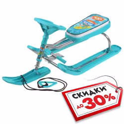 Снегокат Nika Kids Тимка Спорт 2 Kitty, голубой
