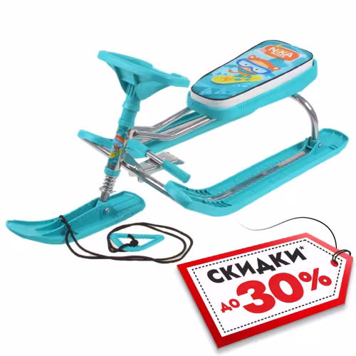 Снегокат Nika Kids Тимка Спорт 2 Kitty, голубой