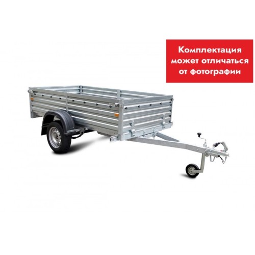 Прицеп бортовой одноосный МЗСА 817701.024, высокий борт