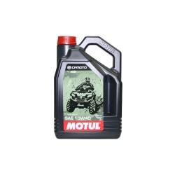 Масло моторное минеральное для 4Т двигателей мотовездеходов ATV Motul Quad 10W-40, 4 л