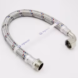 Гибкая подводка с уголком AQUARIO 600мм