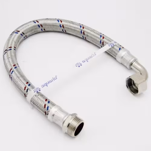 Гибкая подводка с уголком AQUARIO 600мм