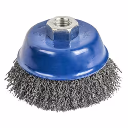 Кордщетка для УШМ чашеобразная мягкая 90мм*М14 Практика
