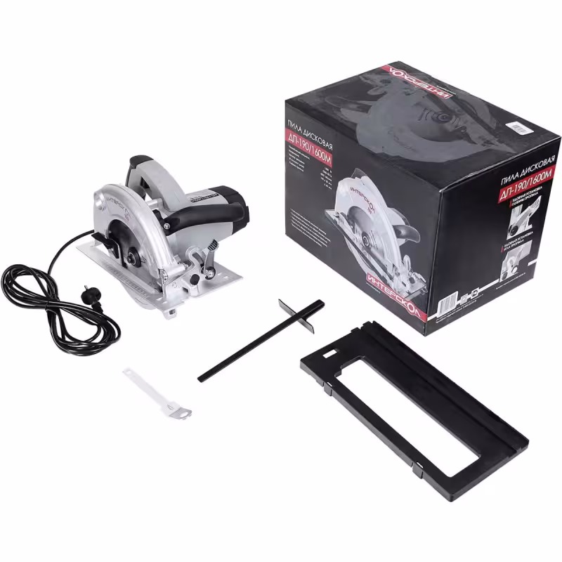 Пила дисковая сетевая Интерскол ДП-190/1600М