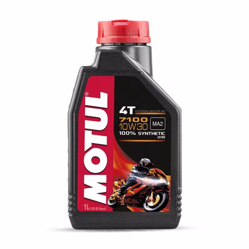 Масло моторное синтетическое для 4Т мотоциклов Motul 7100 10W30, 1л