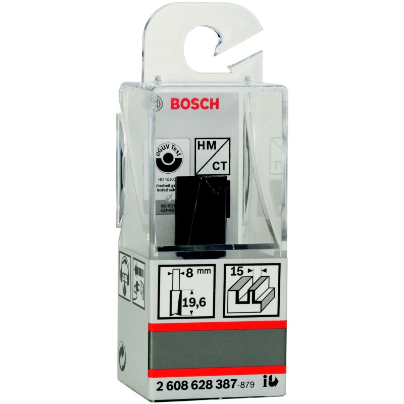 Фреза пазовая Bosch 2608628387, D=15 мм