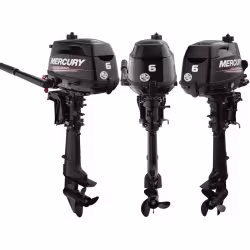 Лодочный мотор 4-тактный Mercury F 6 M, 6 л.с.